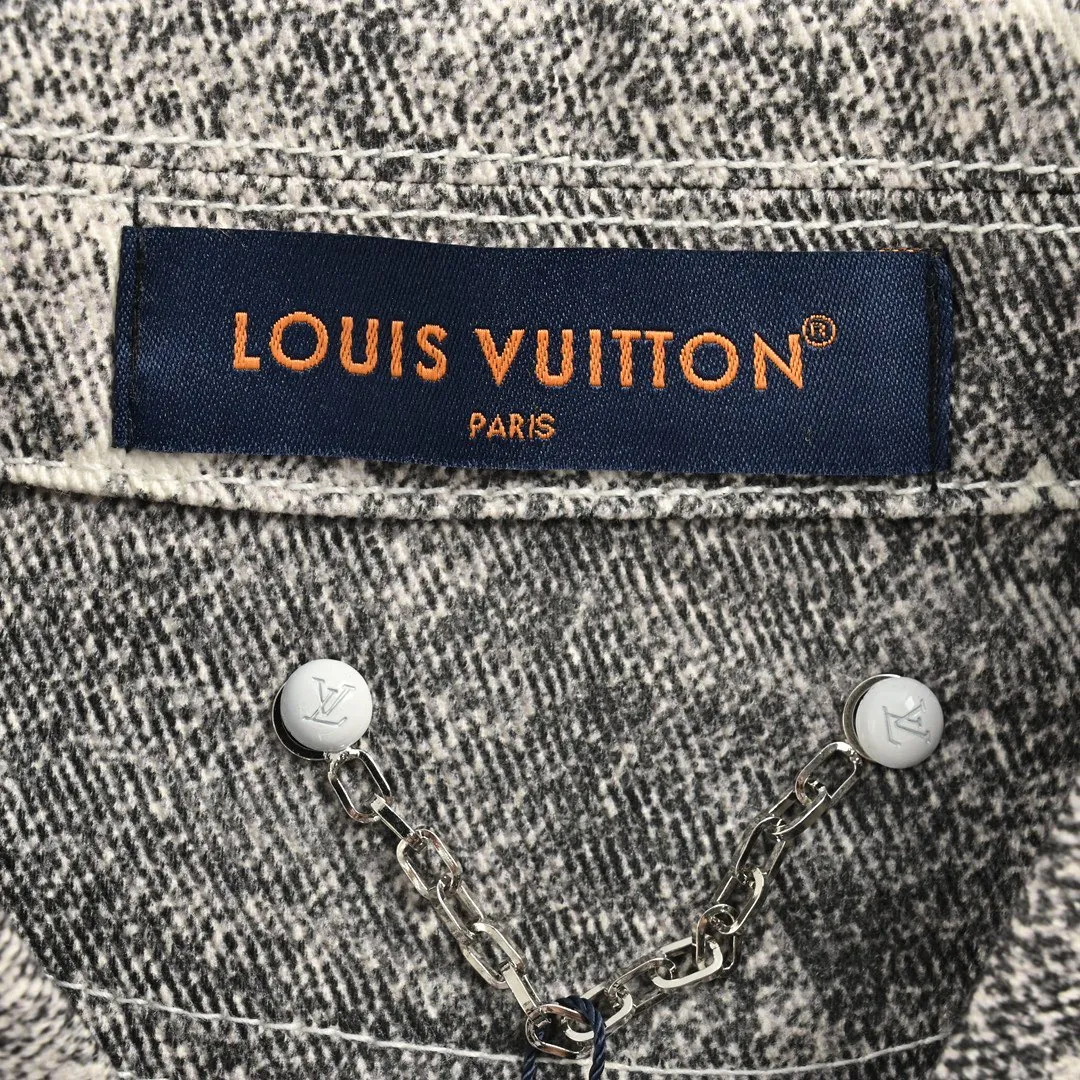 Louis Vuitton/Louis Vuitton starry sky rendering presbyopic gradient denim shirt jacket